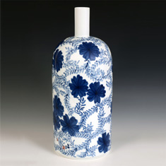Vase Floral Qinghua